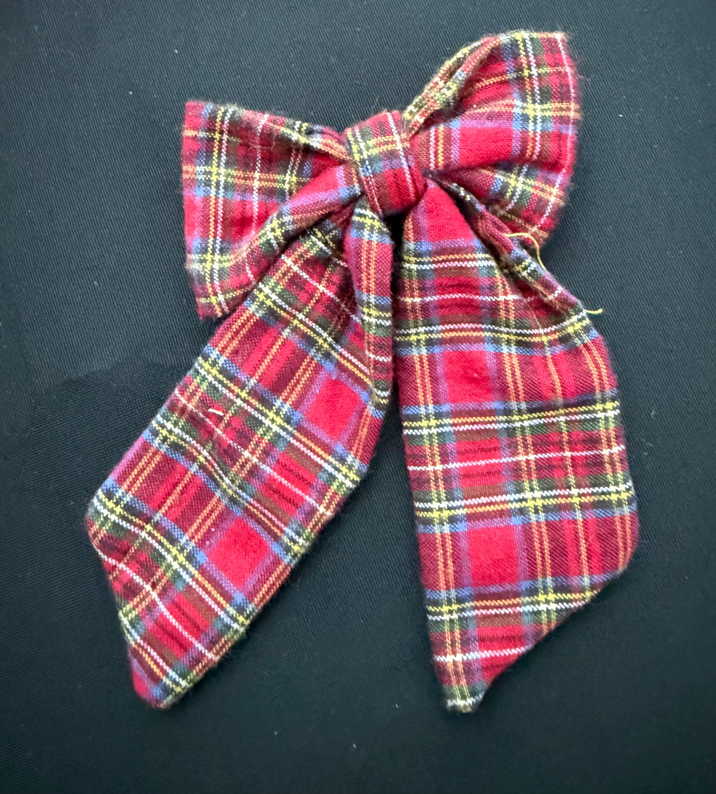 Christmas Plaid Hair Clip