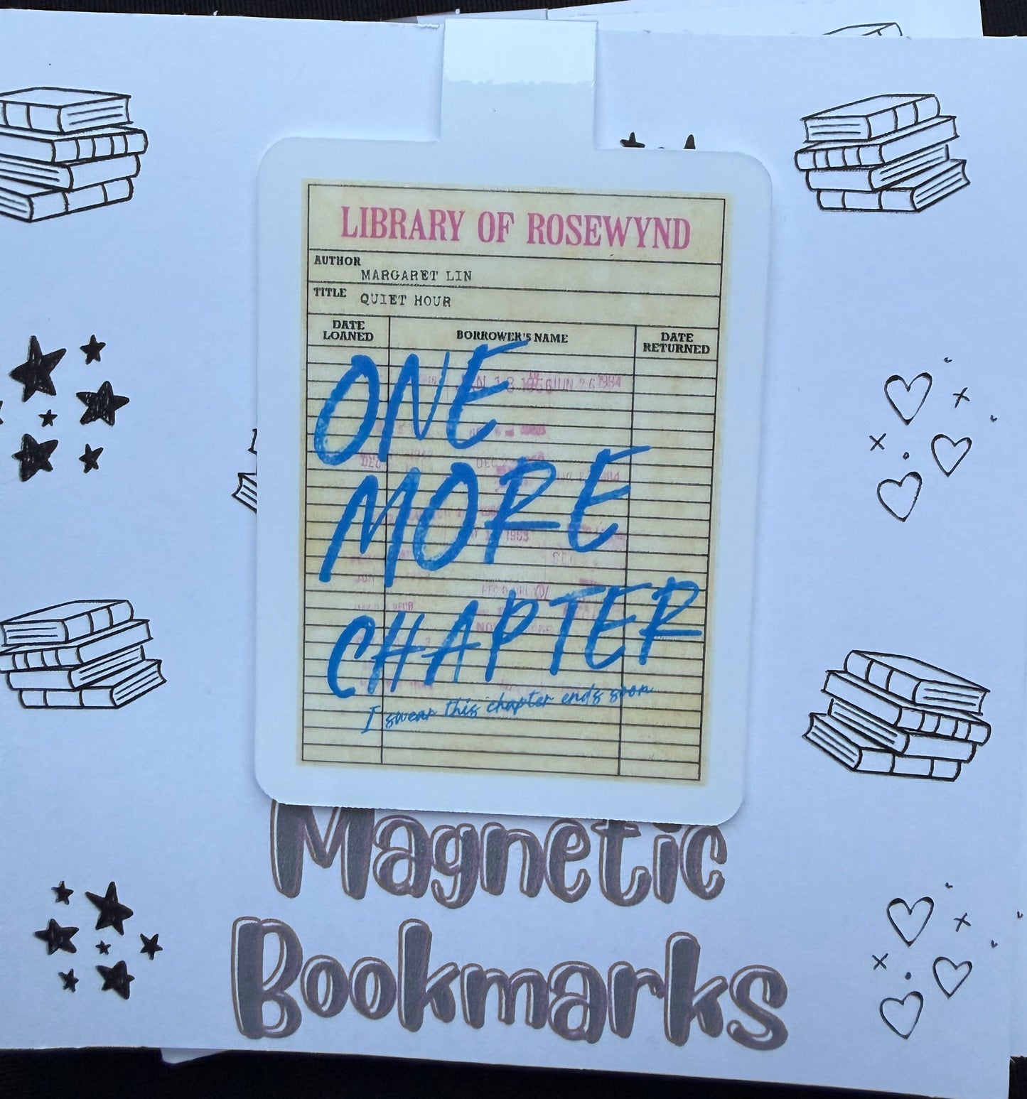 One More Chapter Magnetic Bookmark
