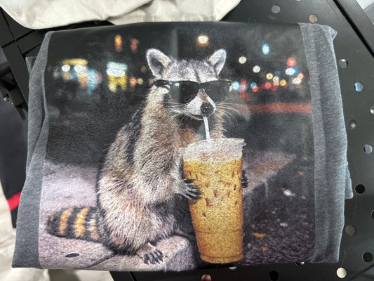 Raccoon Coffee Shirt