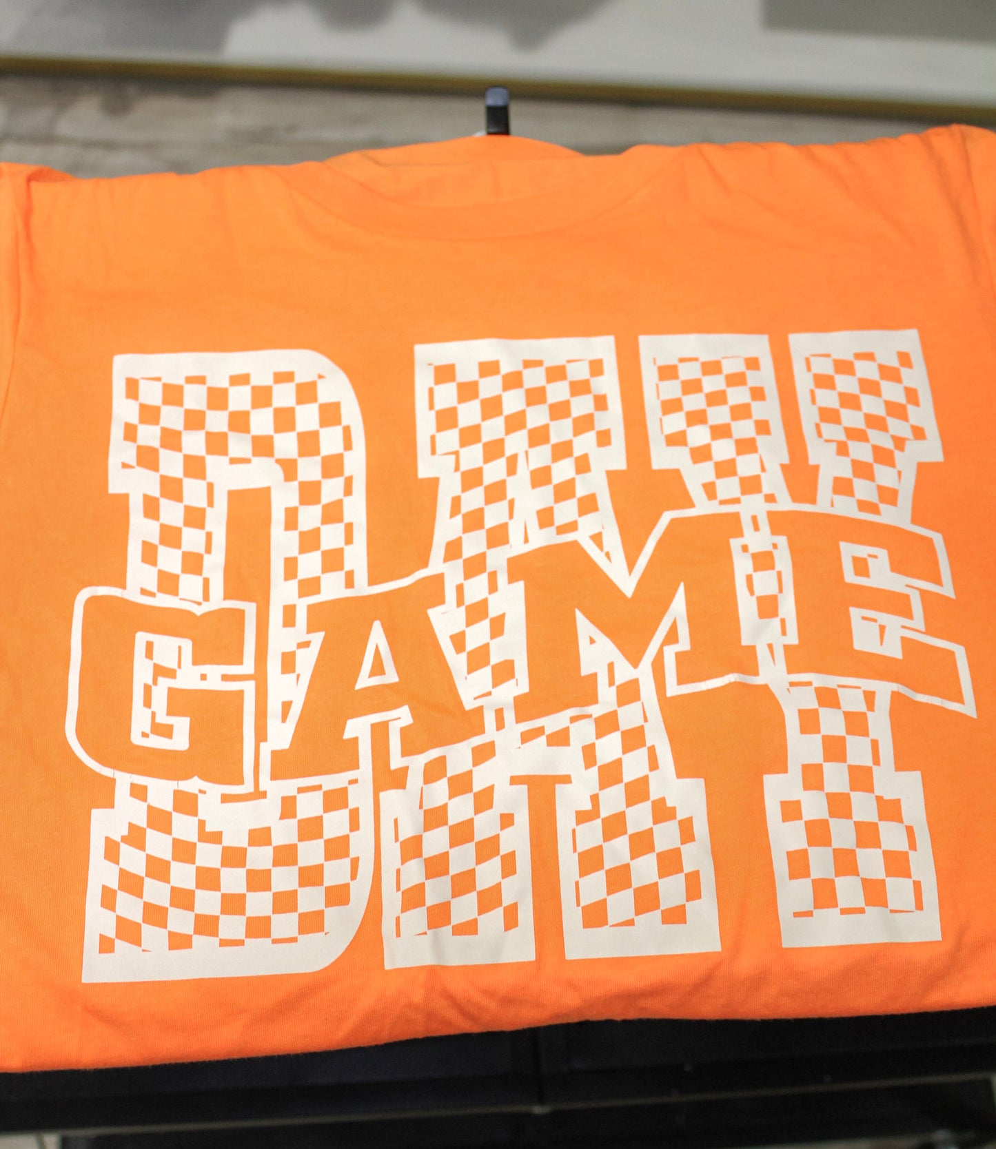 Game Day Graphic T-Shirt in Orange