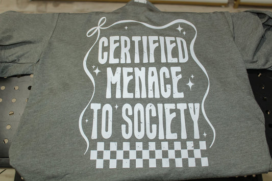 Certified Menace Graphic T-Shirt