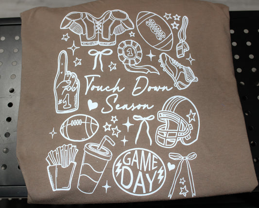 Touch Down Season Graphic T-Shirt