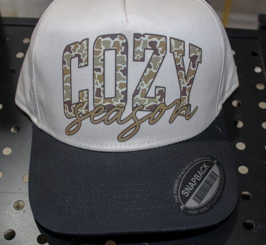 Cozy Season Snapback Hat Camo