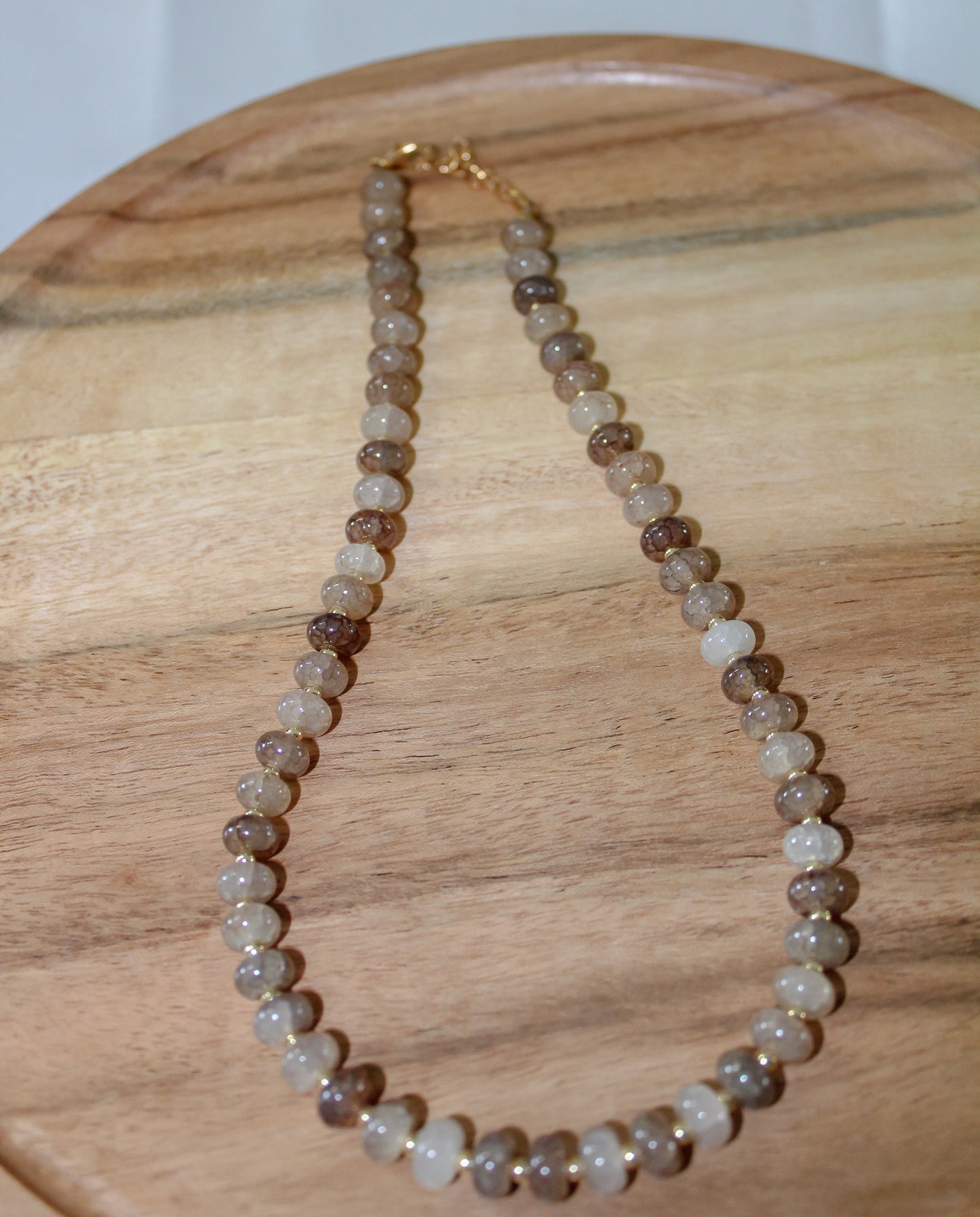 Brown Beaded Necklace