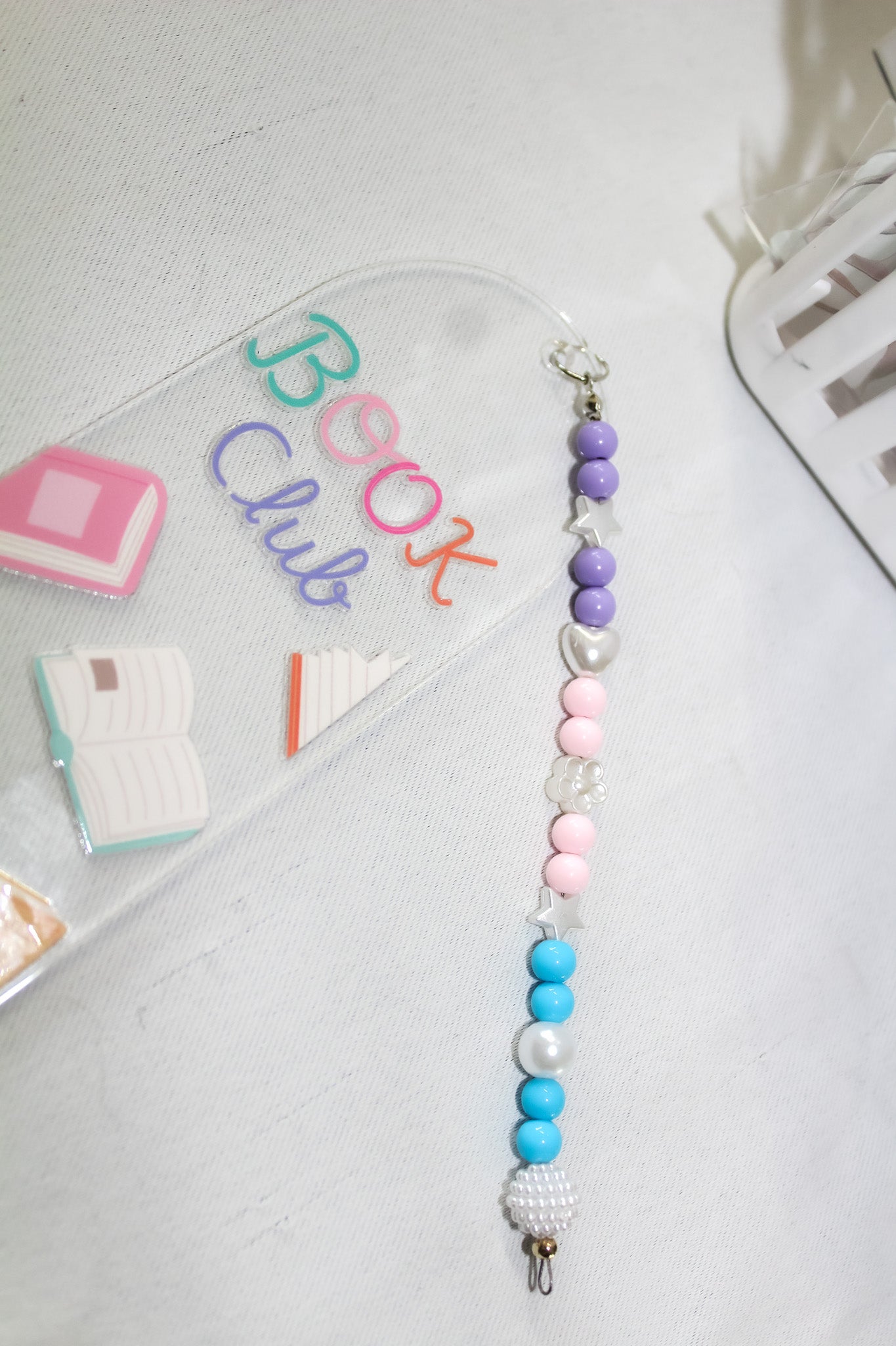 Book Club Acrylic Bookmark