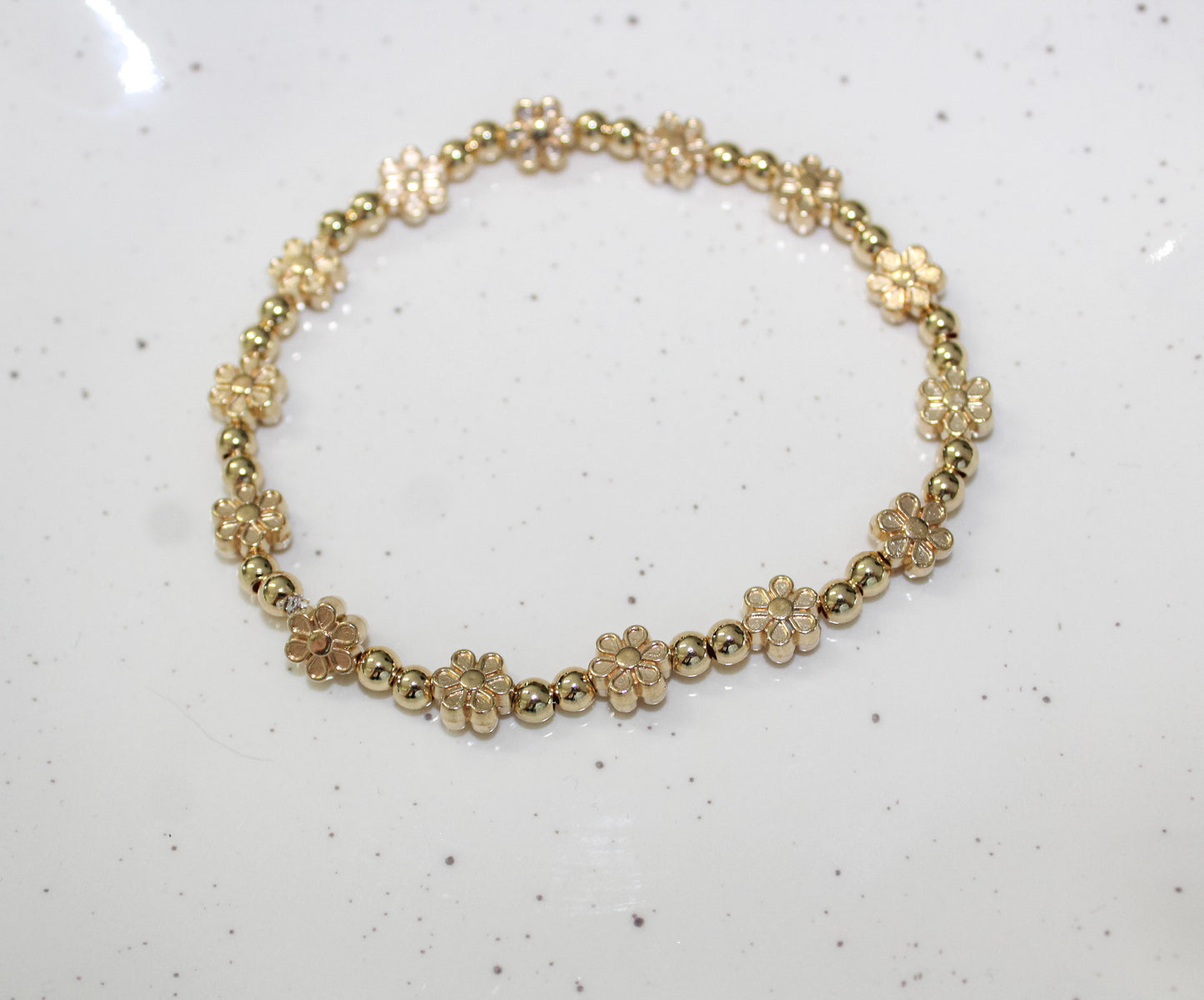 Gold Flower Bracelet