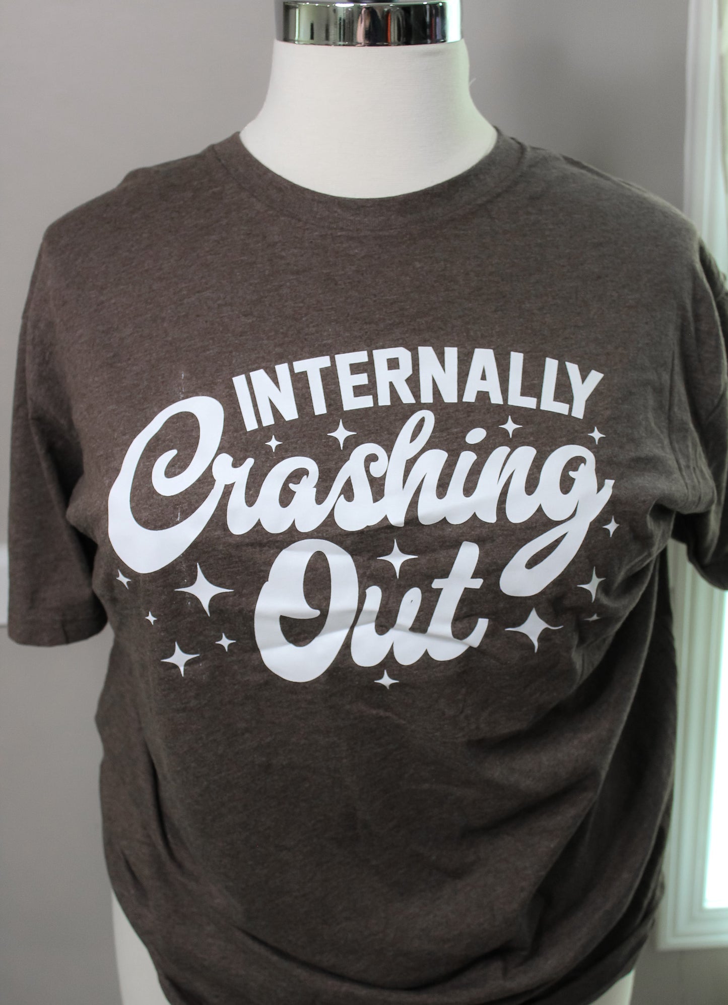 Internally Crashing Out Graphic T-Shirt