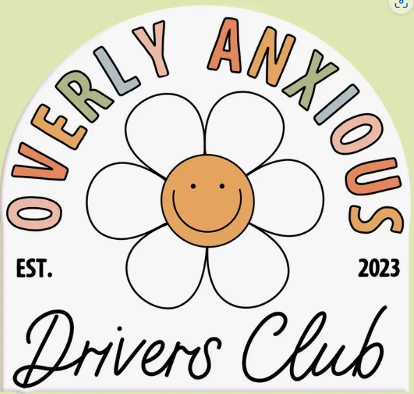 Overly Anxious Driver's Club Sticker
