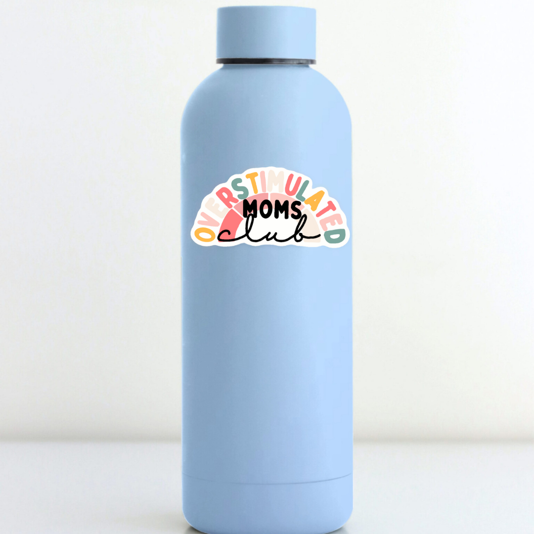 Overstimulated Moms Club Vinyl Sticker