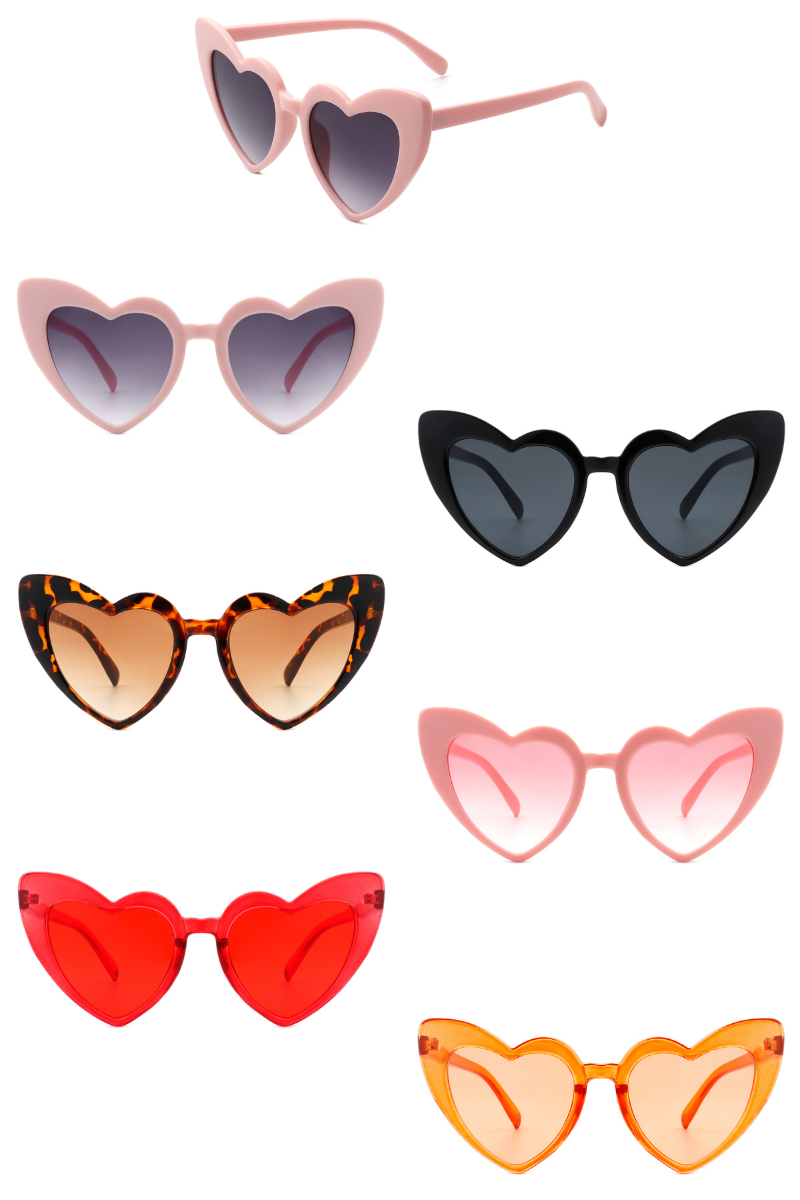 Oversized Heart Shape Sunglasses