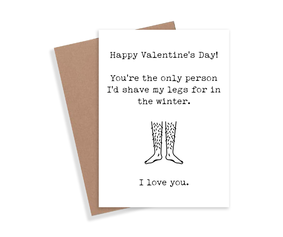 Shave My Legs Card