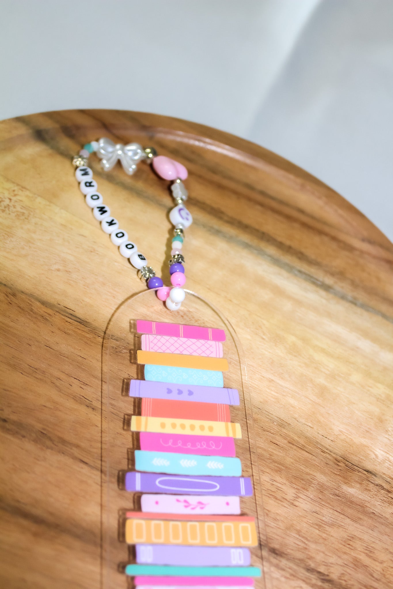 Bookworm Acrylic Bookmark