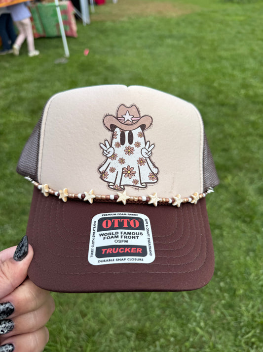Cowboy Ghost Trucker Hat