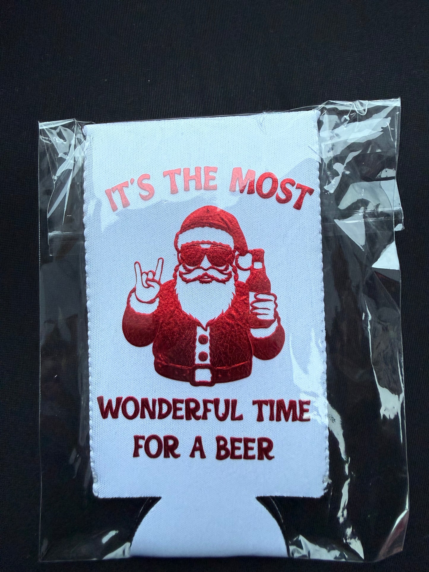 Most Wonderful Time For a Beer Koozie