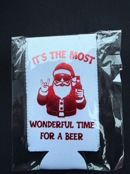 Most Wonderful Time For a Beer Koozie