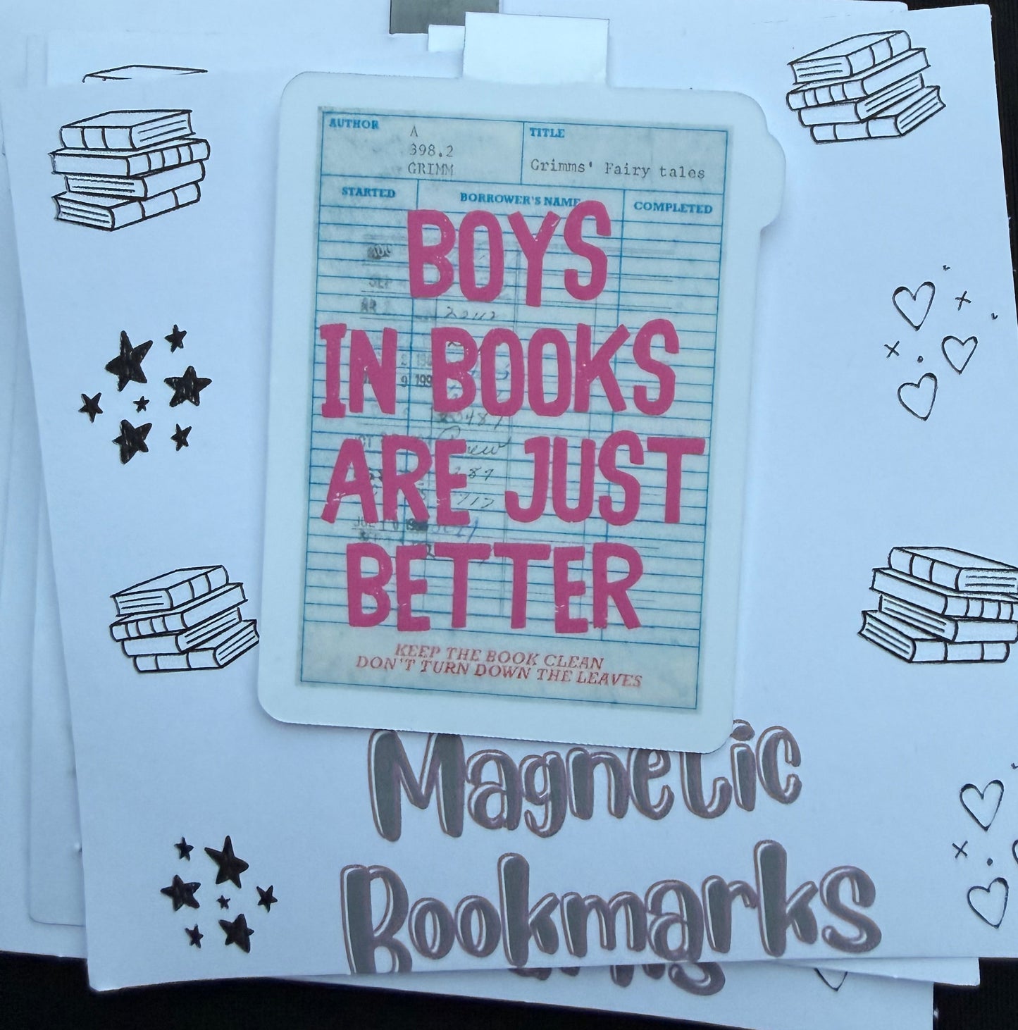 Boys are better Magnetic Bookmark