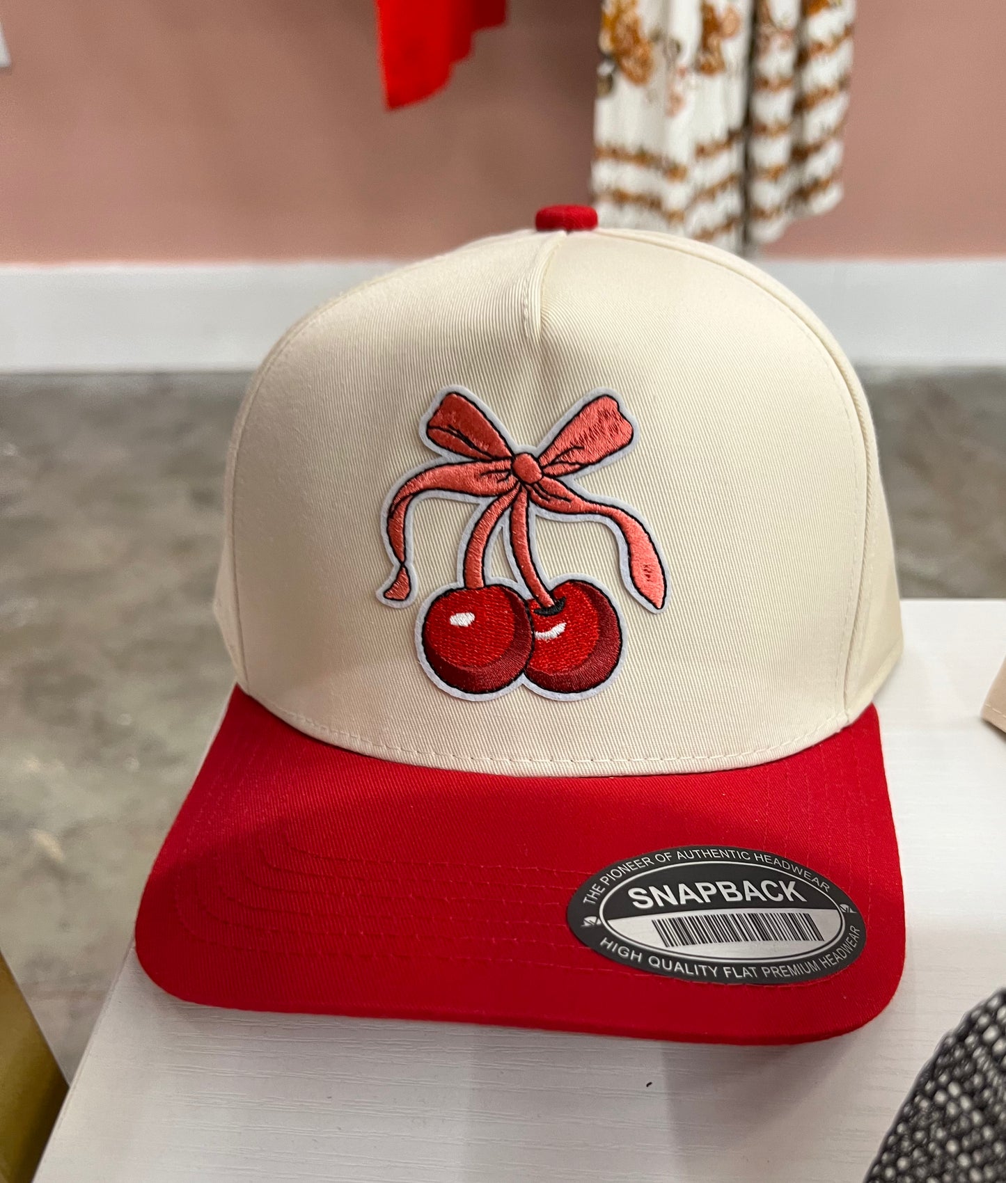 Cherry Bow Hat