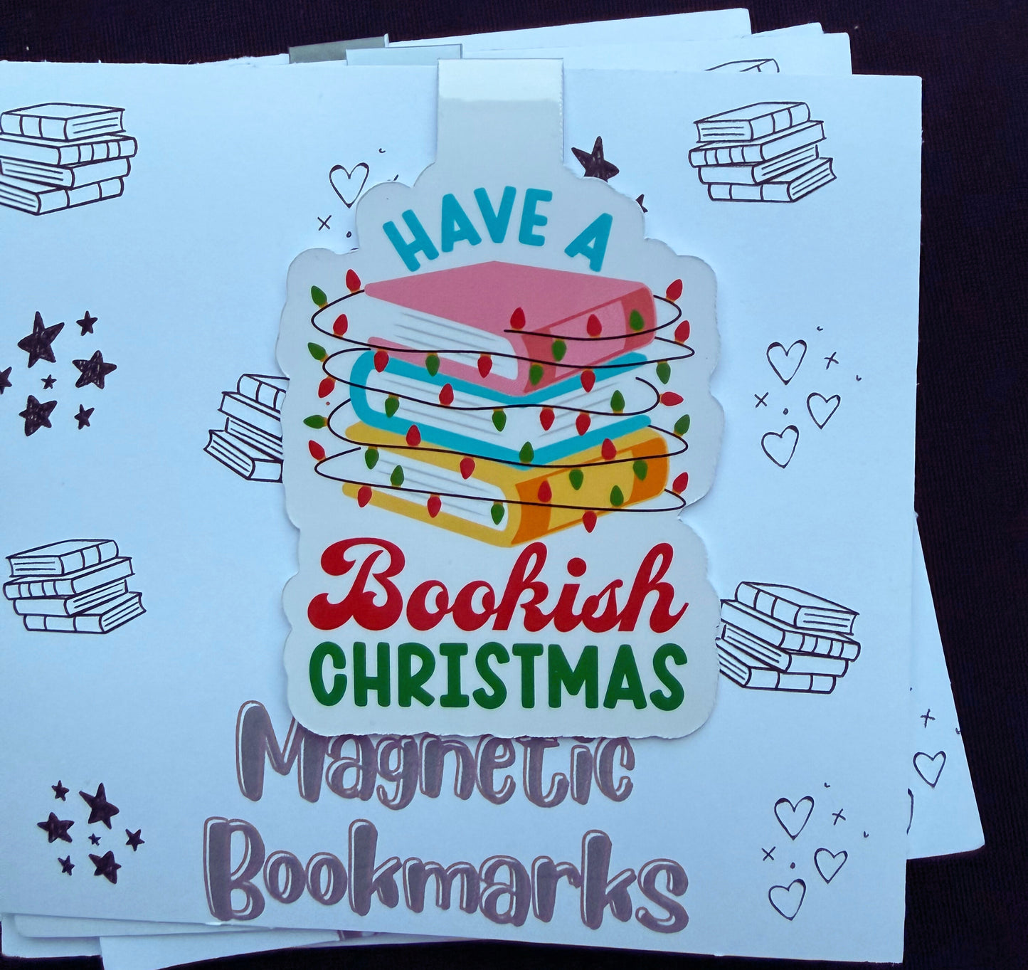 Have A Bookish Christmas Magnetic Bookmark