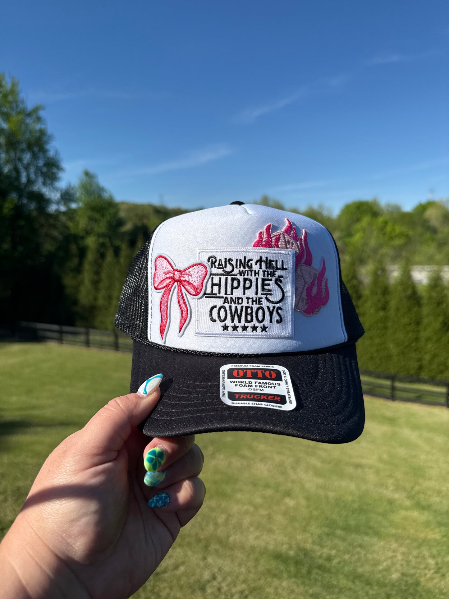 Raising Hell Custom Trucker Hat
