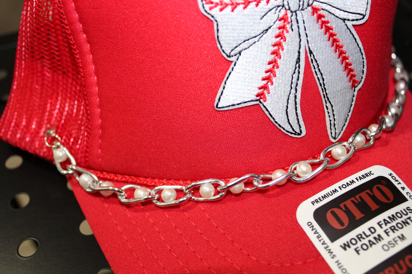 Baseball Bow Trucker Hat