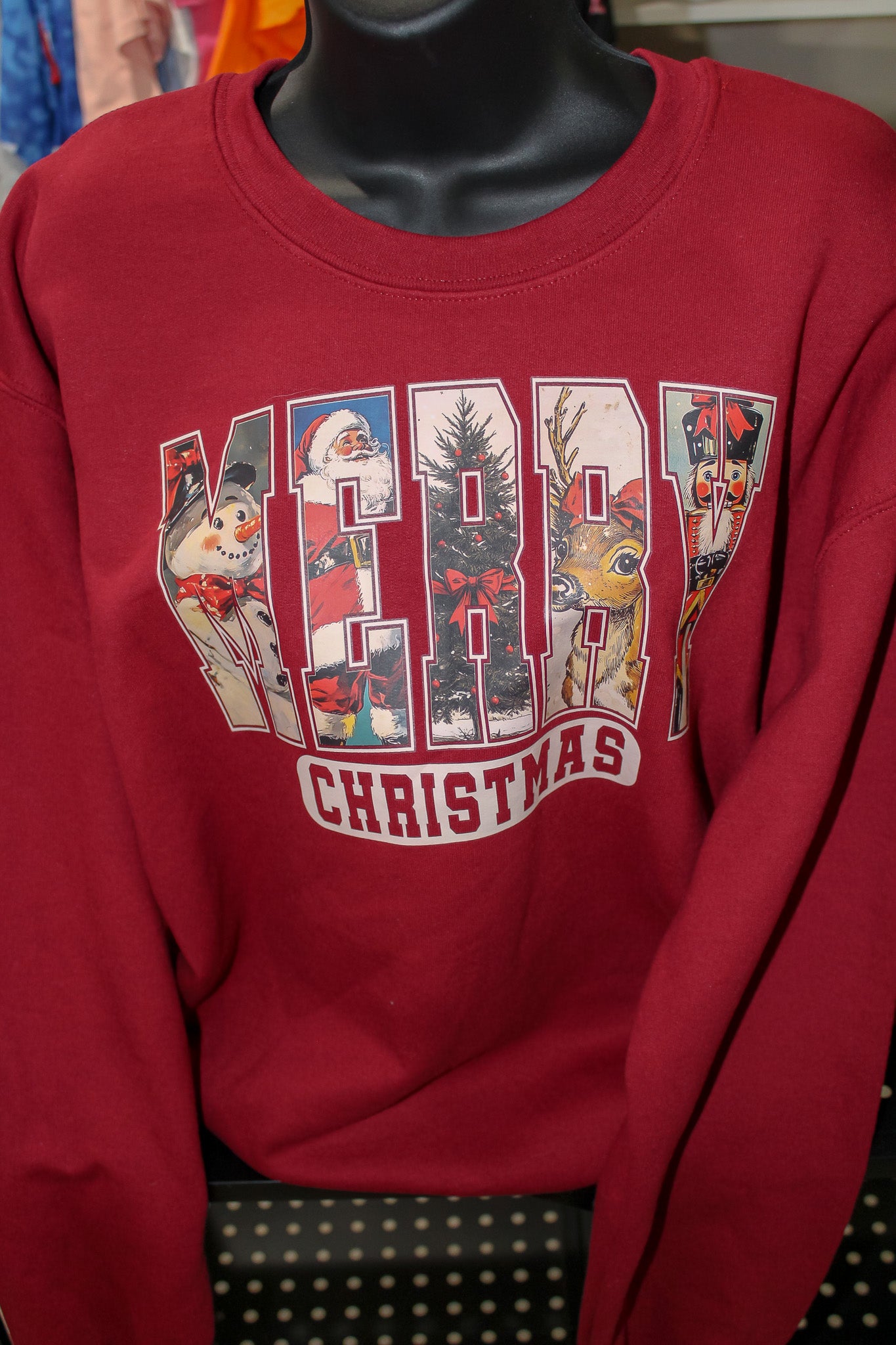 Vintage Merry Christmas Sweatshirt