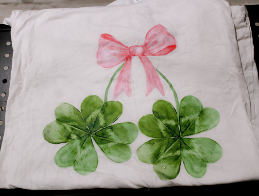 Shamrocks and Bow T-Shirt
