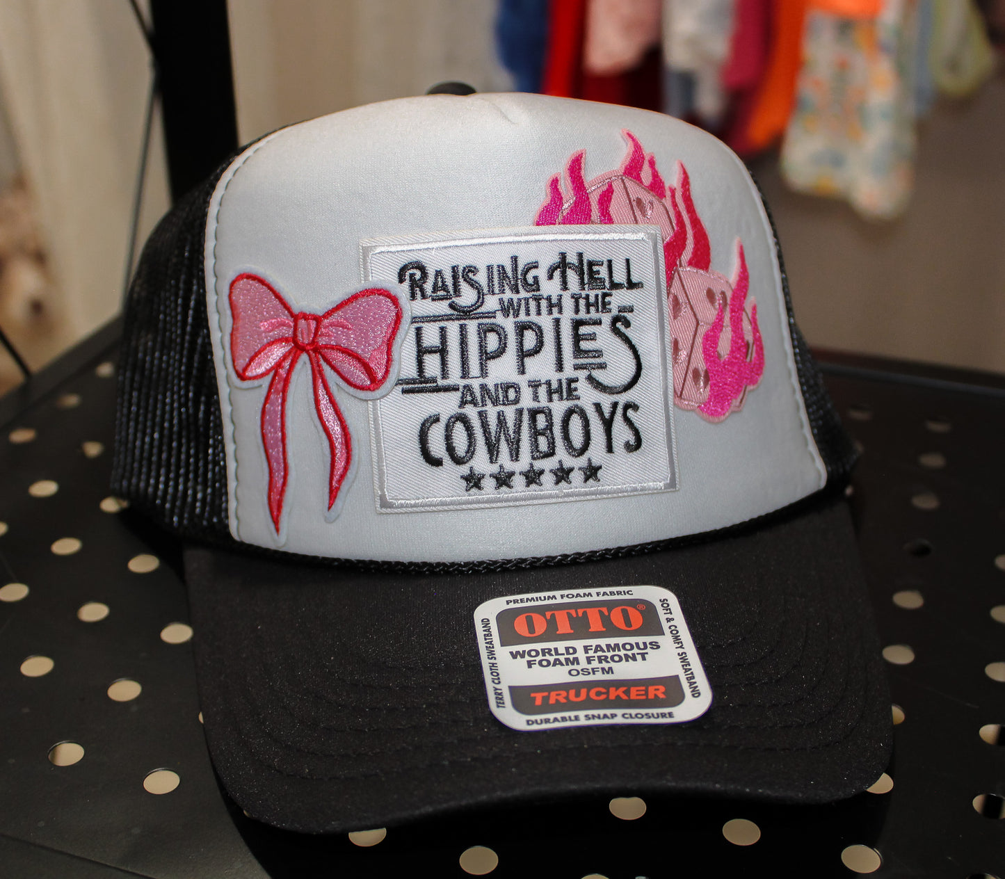 Raising Hell Custom Trucker Hat