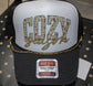 Cozy Season Trucker Hat in Black