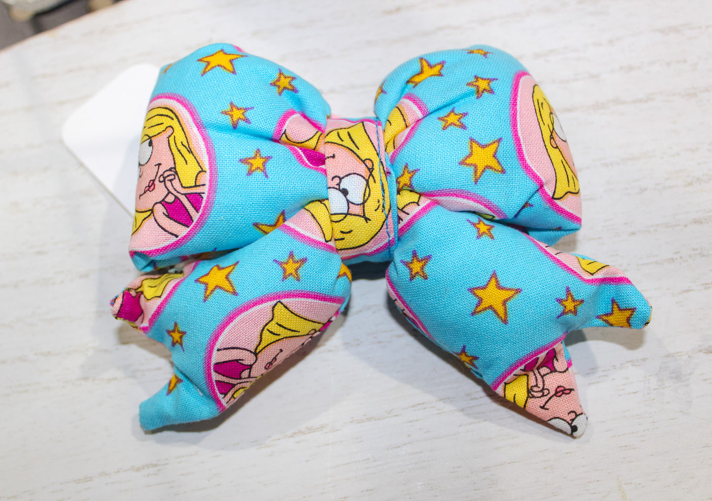 Lizzie McGuire Puff Bow Keychain