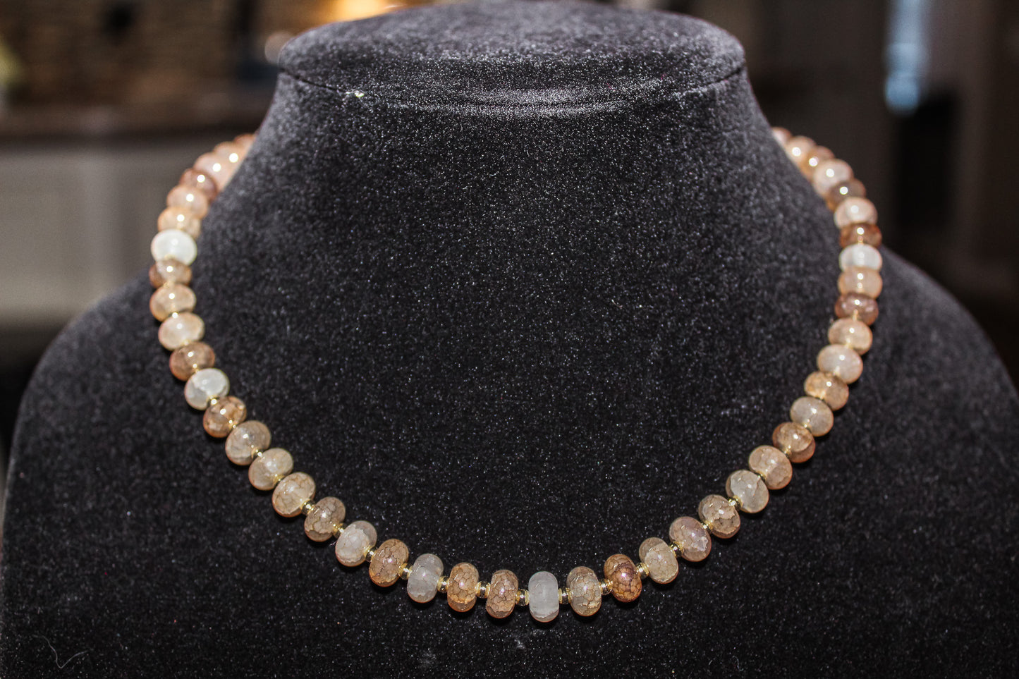 Brown Beaded Necklace