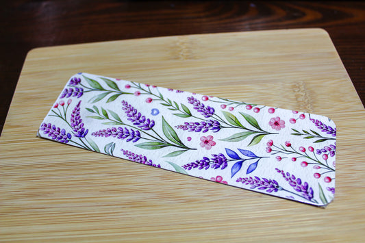 Purple Lavendar Paper Bookmark
