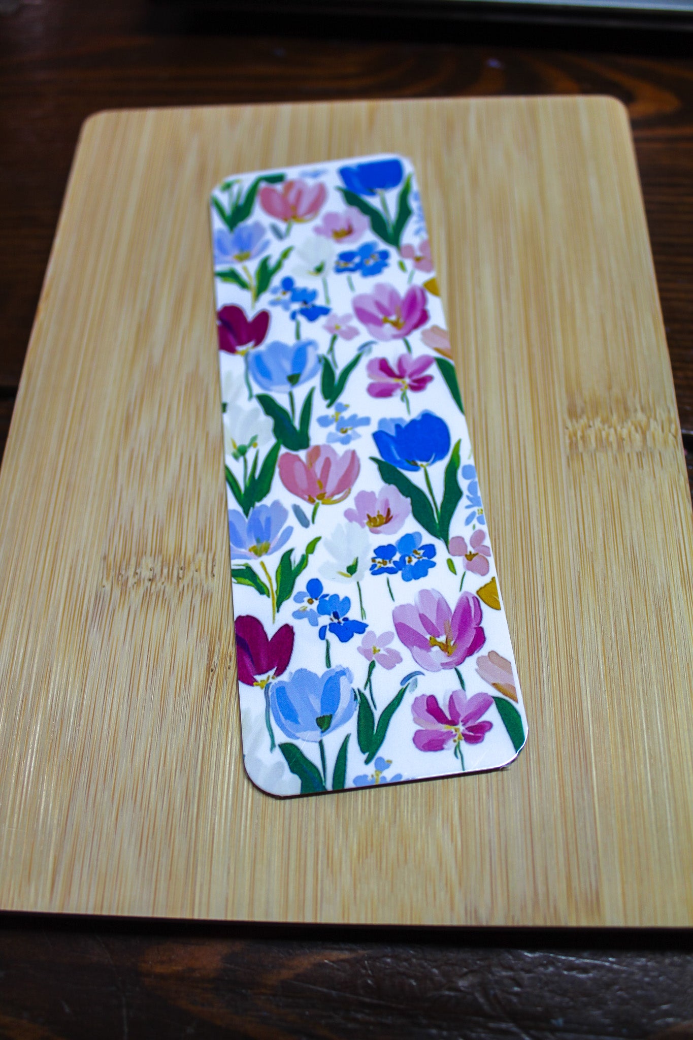 Tulip Flower Paper Bookmark