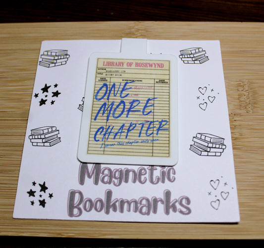 One More Chapter Magnetic Bookmark