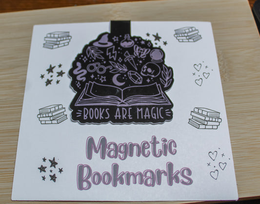 Books Are Magic Magnetic Bookmark