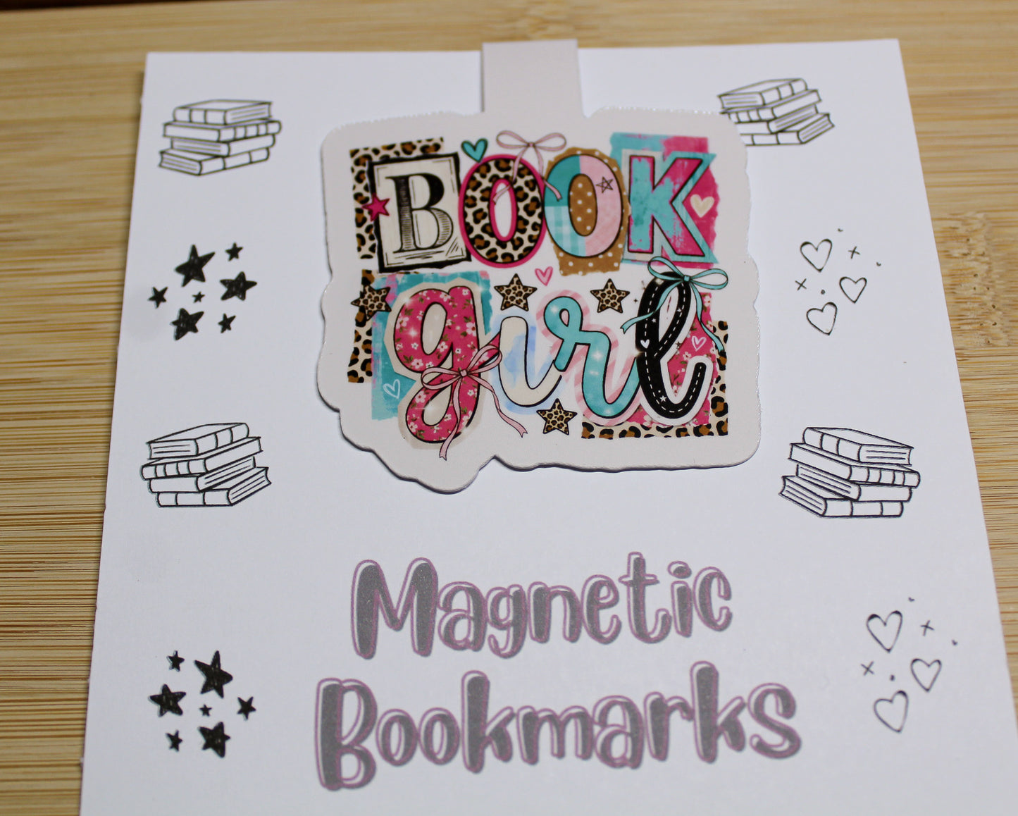 Book Girl Magnetic Bookmark