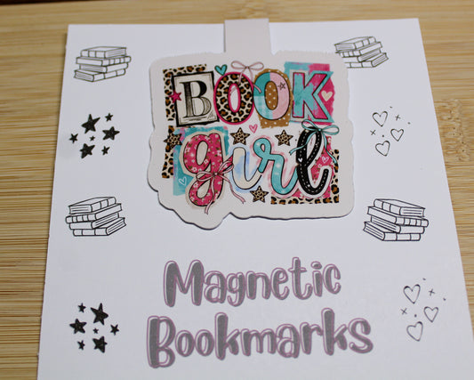 Book Girl Magnetic Bookmark