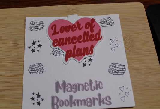 Lover of Cancelled Plans Magnetic Bookmark