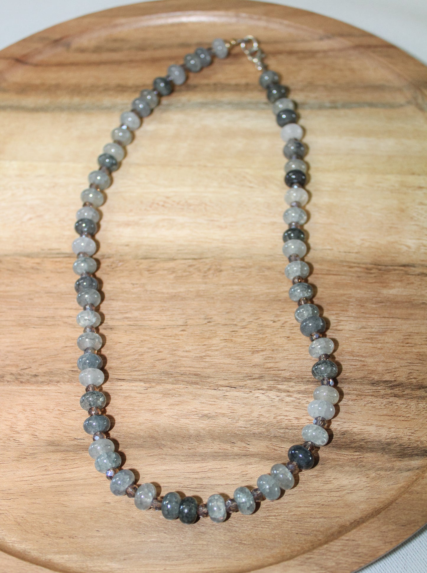 Hazy Beaded Necklace