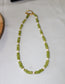 Green Fields Beaded Necklace