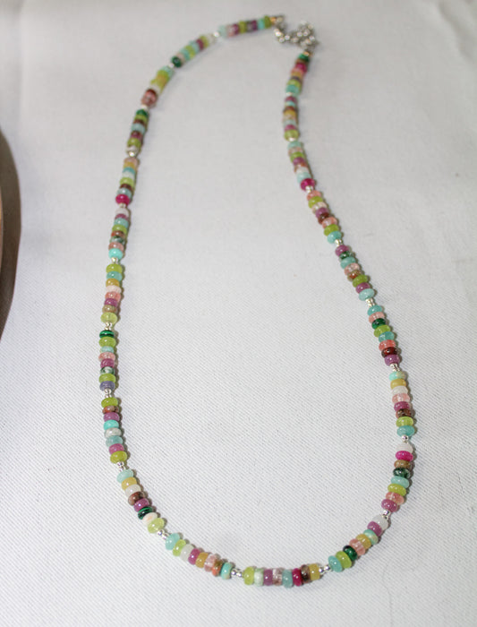 Colorful Tiny Beaded Necklace