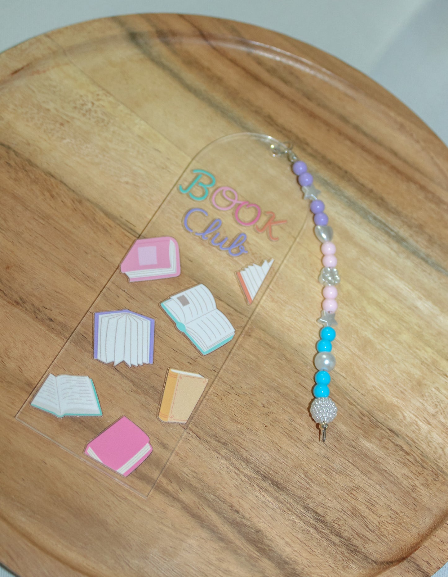 Book Club Acrylic Bookmark