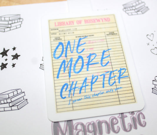 One More Chapter Magnetic Bookmark