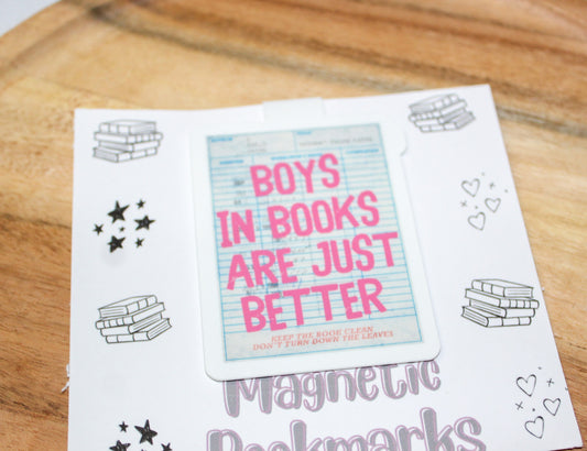 Boys are better Magnetic Bookmark