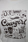 Cowgirl Collage Graphic T-Shirt