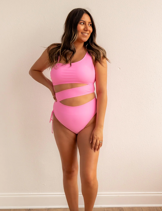 Sunshine & Tanlines | Pink One Piece Swimsuit