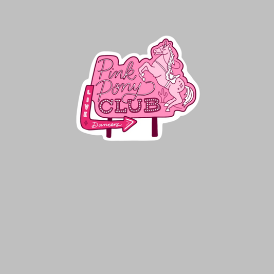 The Pink Pony Club Sticker