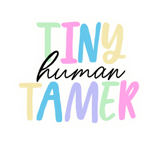 Tiny Human Tamer Sticker