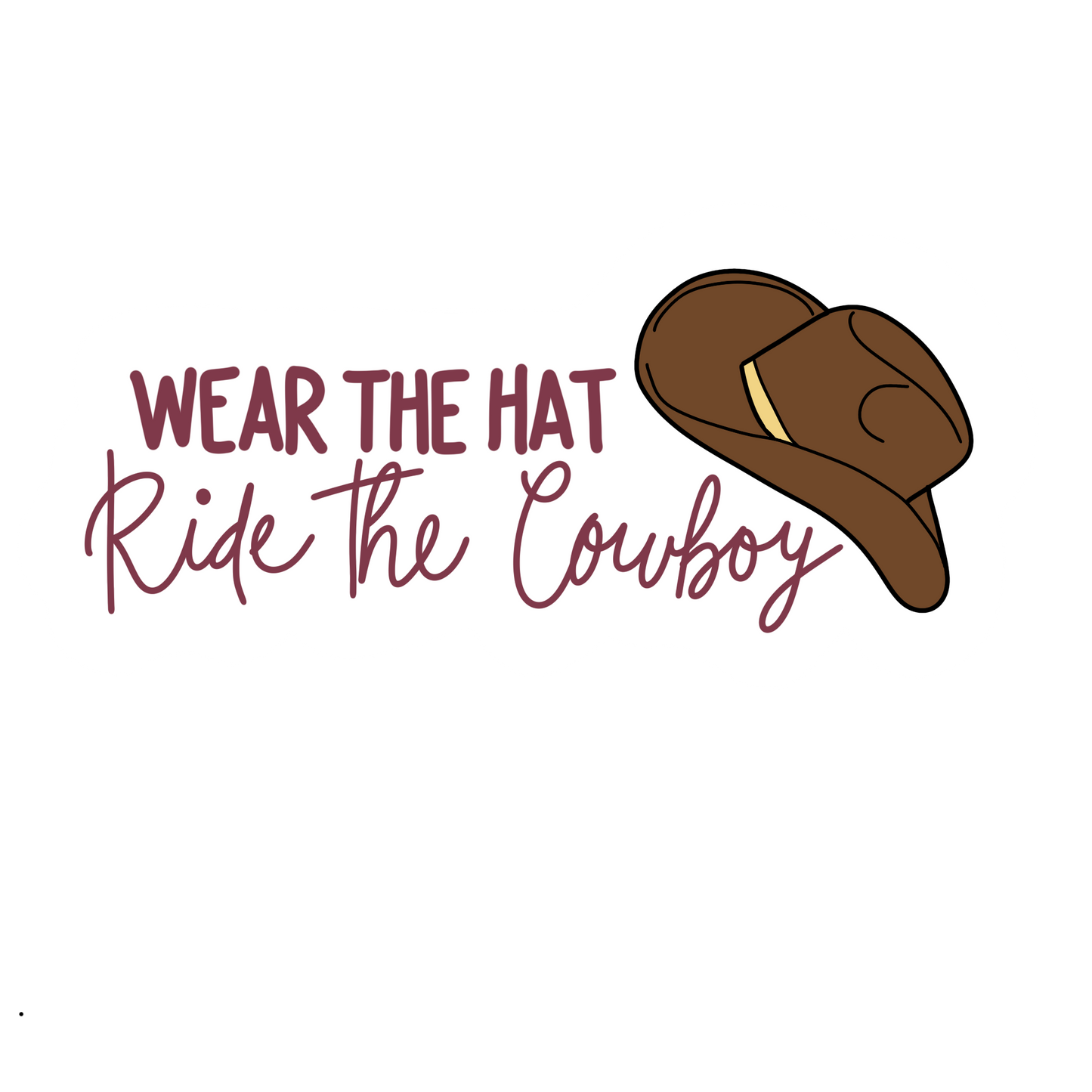 Wear The Hat, Sticker