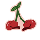 Cowboy Hat Cherries Sticker