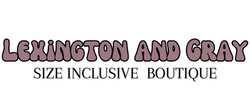Lexington and Gray Boutique Size Inclusive Boutique Website Logo Header